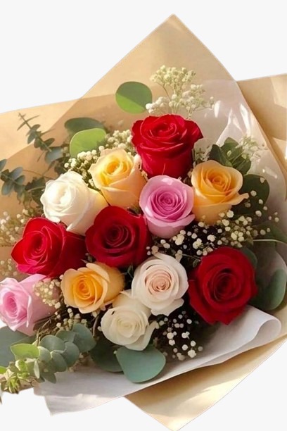 Bouquet 12 Rosas Ecuatorianas